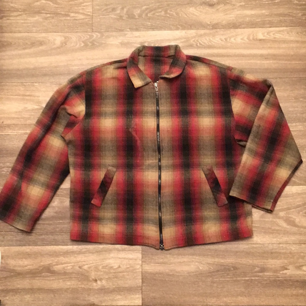 Flannel sweatshirt